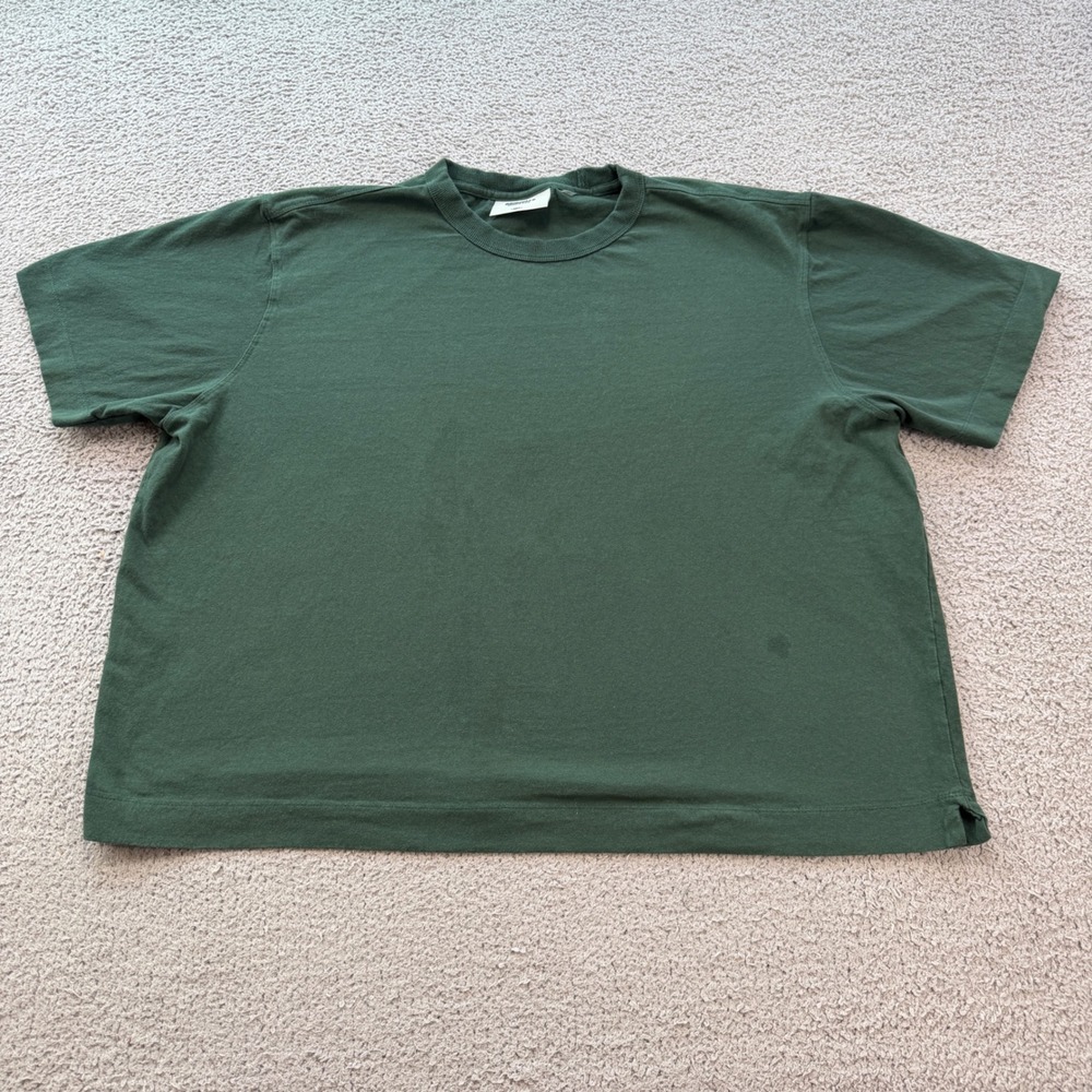 Brooklyn Cloth Originals Mens XL Boxy T-Shirt Forest Green Cotton BTMJ671ANJ